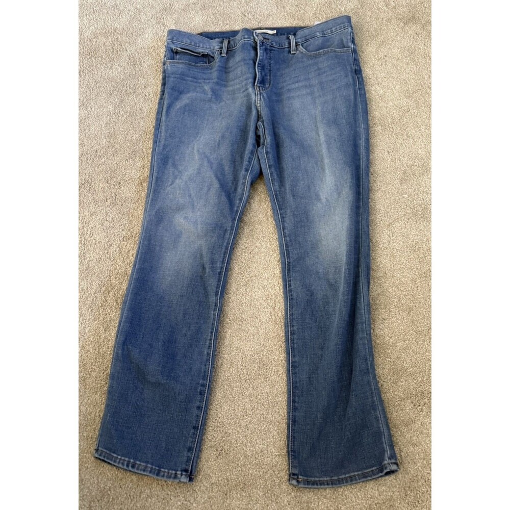 Levi's 312 Shaping Slim Women 34x30 Jeans Medium Wash Mid Rise Denim